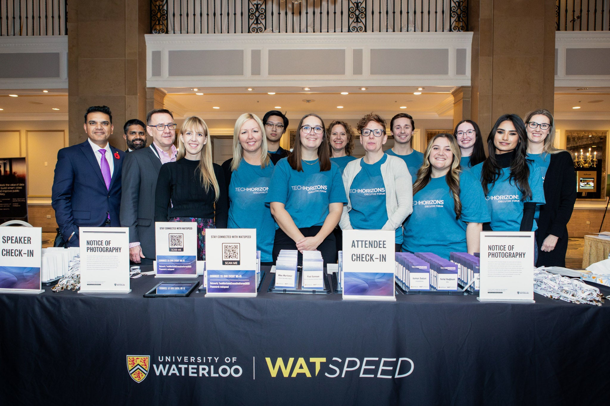 the WatSPEED team posing together