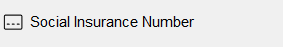 Social Insurance Number tab in Quest.