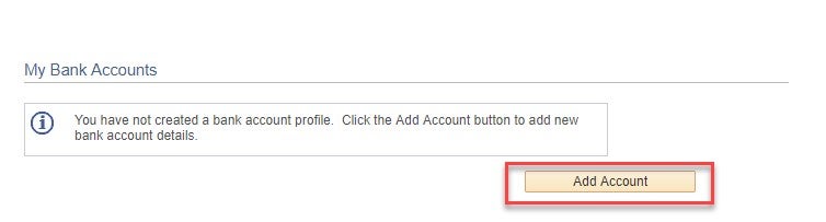 List of bank accounts highlighting Add Account button in Quest.