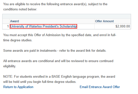 List of awards in Quest.