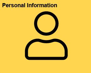 Personal information tile in Quest.