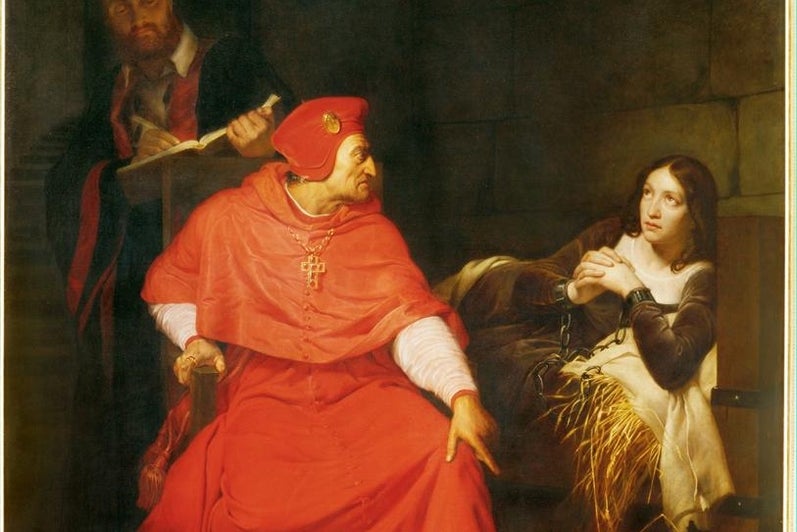 Joan of Arc Interrogated by the Cardinal of Winchester.