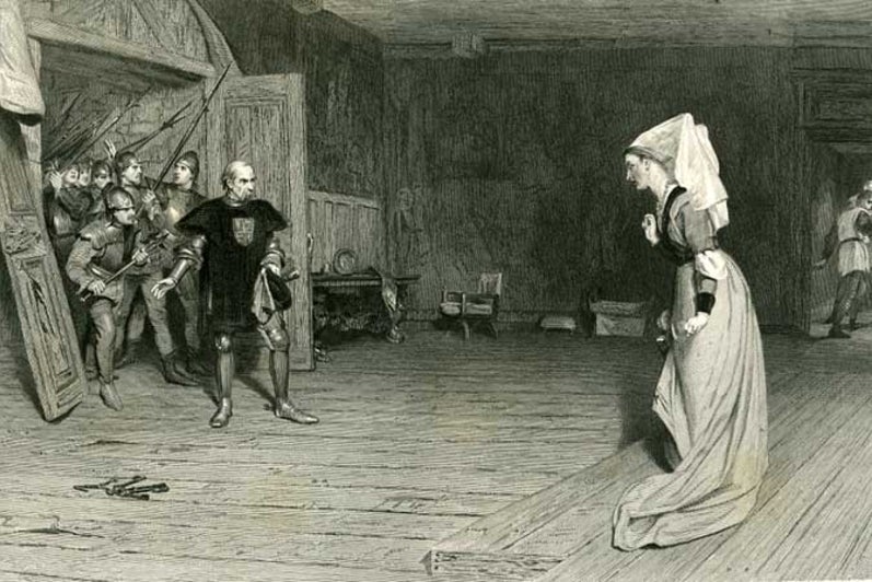Talbot's men surprising the Countess of Auvergne