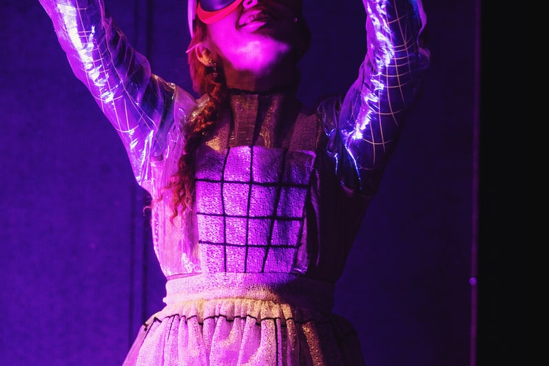 Ariana Nicholson as Iris in a scene from The Nether.