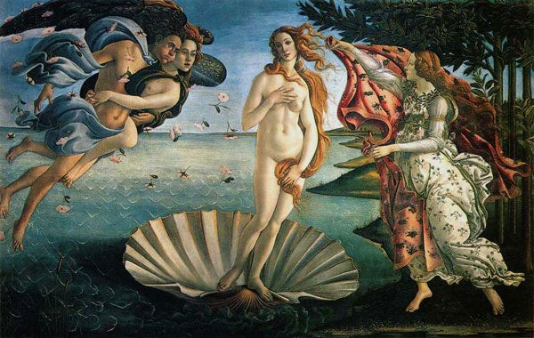 Botticcelli The Birth of Venus
