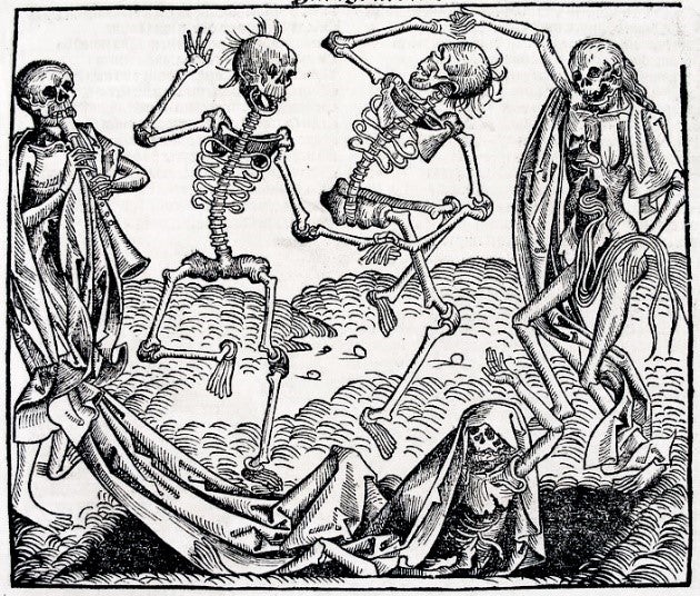 Danse macabre, by Michael Wolgemut (1493)