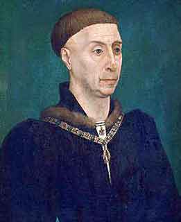 Portrait of Philip III, the Duke of Burgundy.