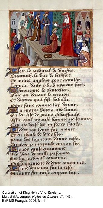 Coronation of King Henry VI of England.