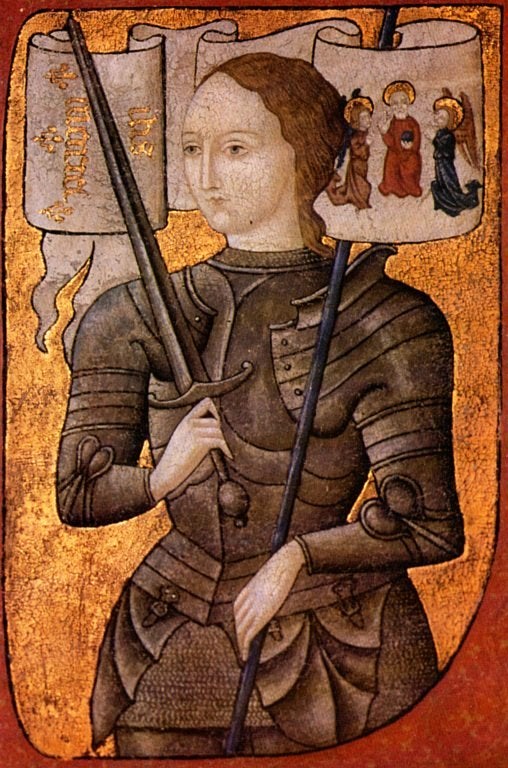 Portrait of Joan of Arc.
