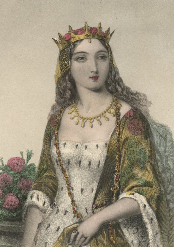 Portrait of Margaret of Anjou, Queen of England.