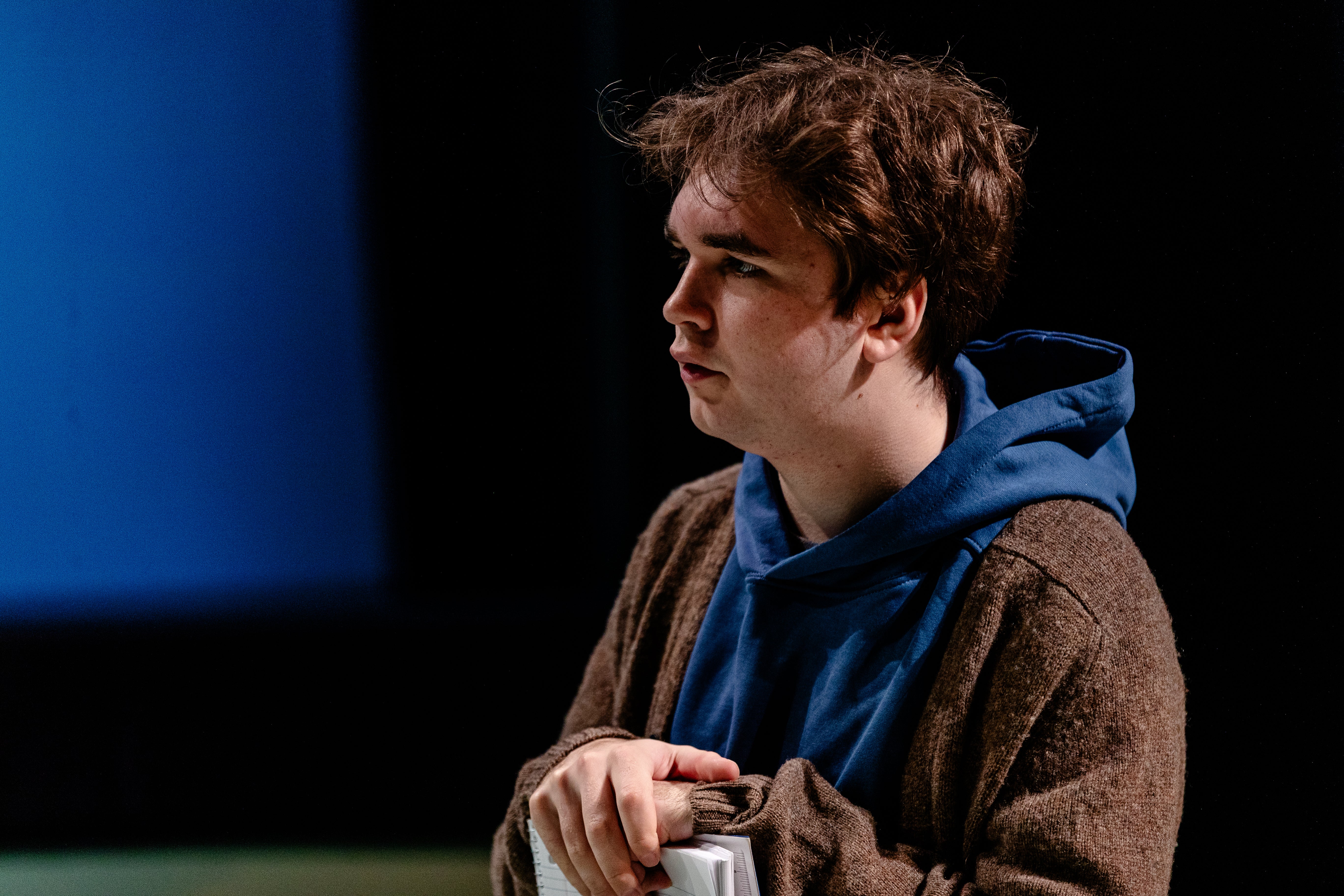 Close up of Character Theo