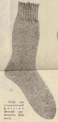 WWI sock