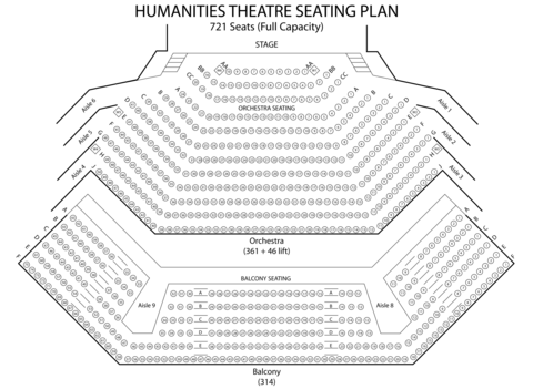 Humanites Theatre Full Capacity