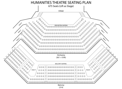 Humanities Theatre Without Seats on Lift