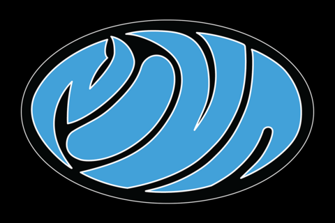 The text 'NOVA' styled into a blue oval