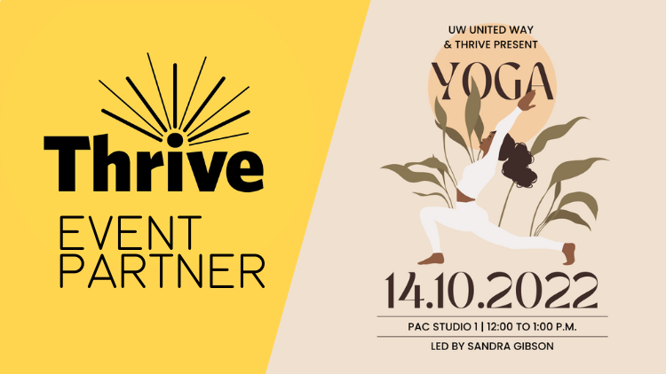 Thrive event partner - United Way yoga class