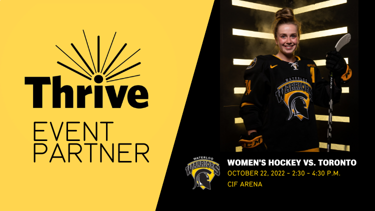 Thrive event partner - Women's hockey game