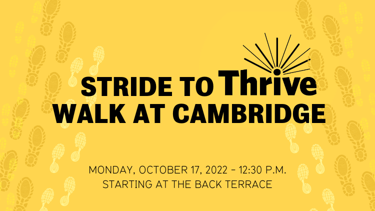 Stride to Thrive: Walk at Cambridge 