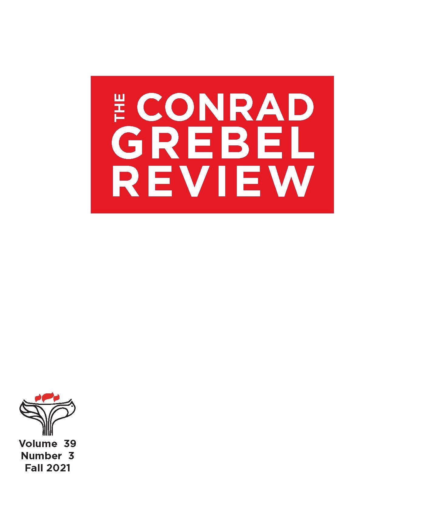 Conrad Grebel Review Fall 2021 Cover