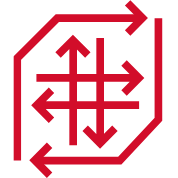 Checkered lines within a box, representing quantum sensing research