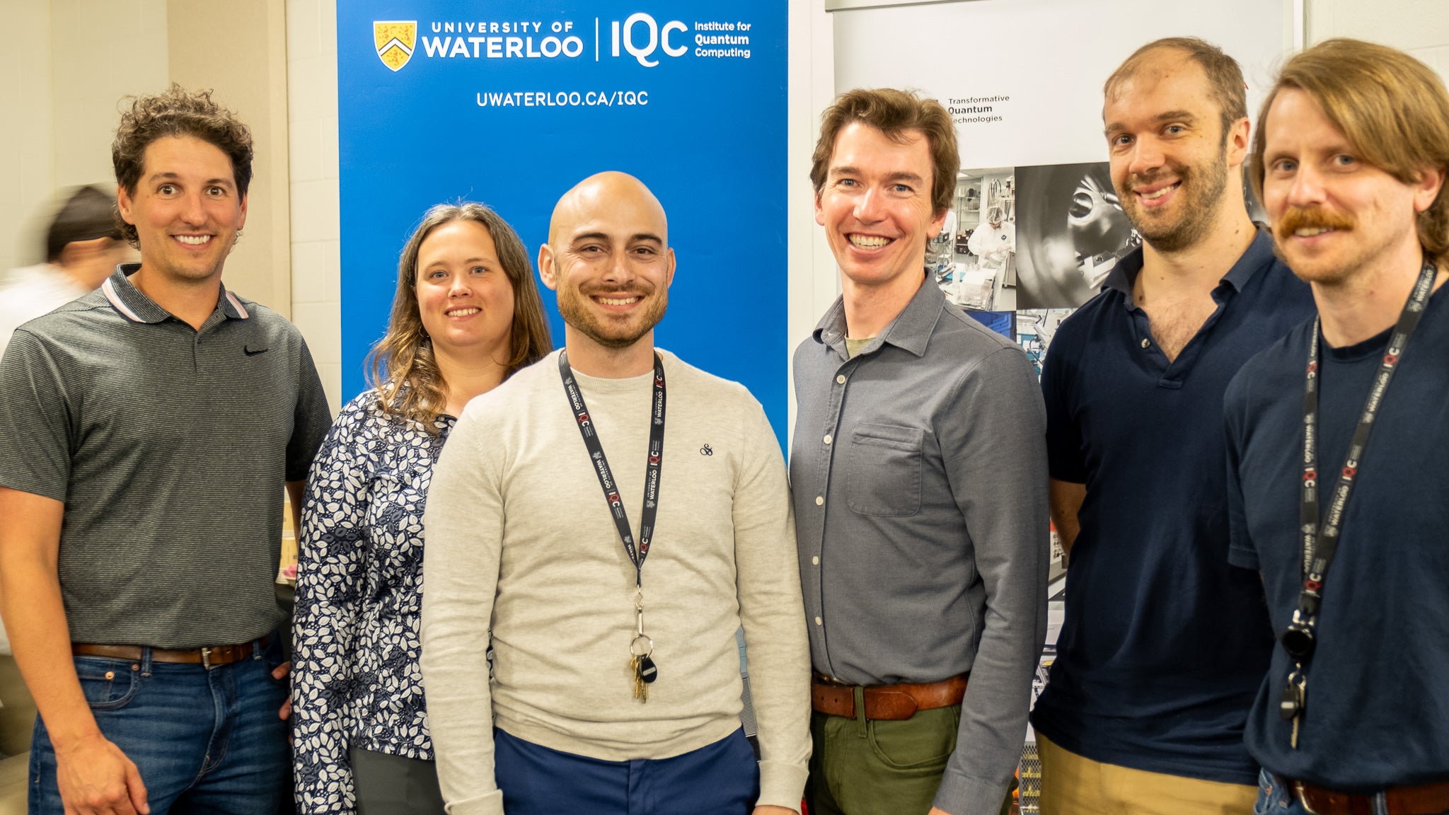 Six people smiling at the camera