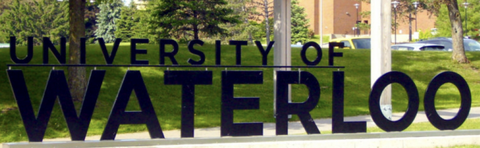 University of Waterloo Sign