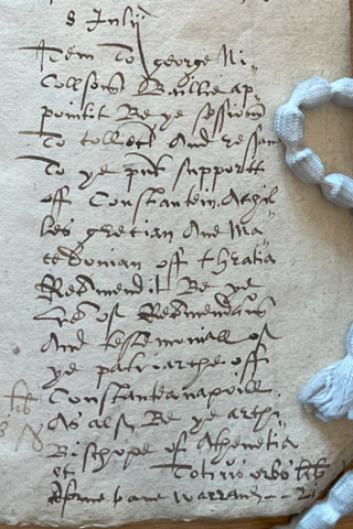 Document from the Aberdeen City Archives