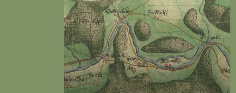 Old map of Germany