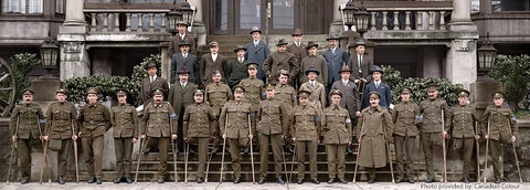 War Amps veterans from The Amputation Club, 1918.