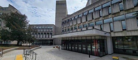 Entrance to McLaughlin Library, University of Guelph