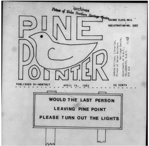 Pine Pointer Newspaper header