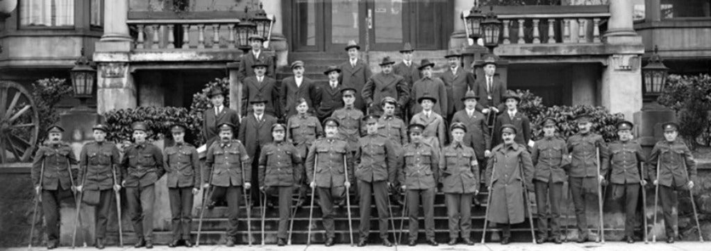 War Amps veterans from The Amputation Club, 1918.