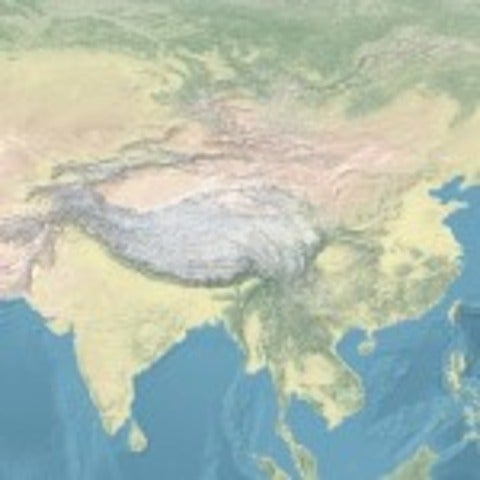 Map of Asia, photo by https://commons.wikimedia.org/wiki/User:Ktrinko