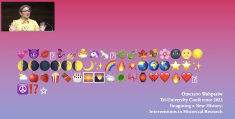 Keynote Title for Conference 2023: Image of a series of emojis