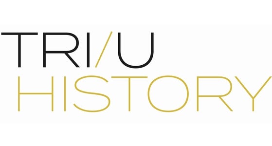 Tri/U History logo black and gold