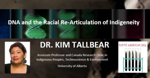 Kim Tallbear lecture poster detail