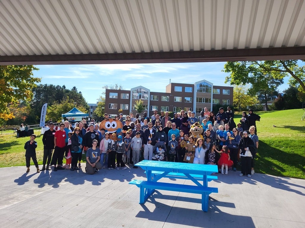 Group shot after Ride for Reguge event 