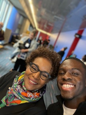 The Right Honourable Michaëlle Jean and Jonny Dodoo