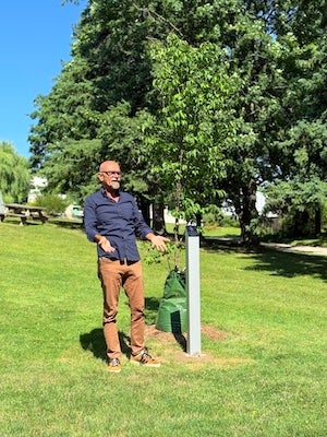 Peter Frick tree dedication 