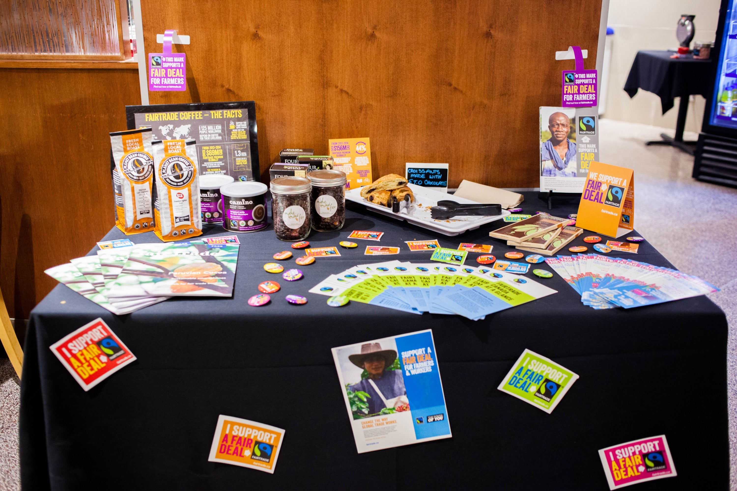 Table of Fair Trade products and information