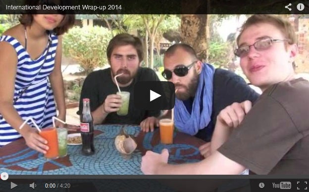 International Development student wrap up video