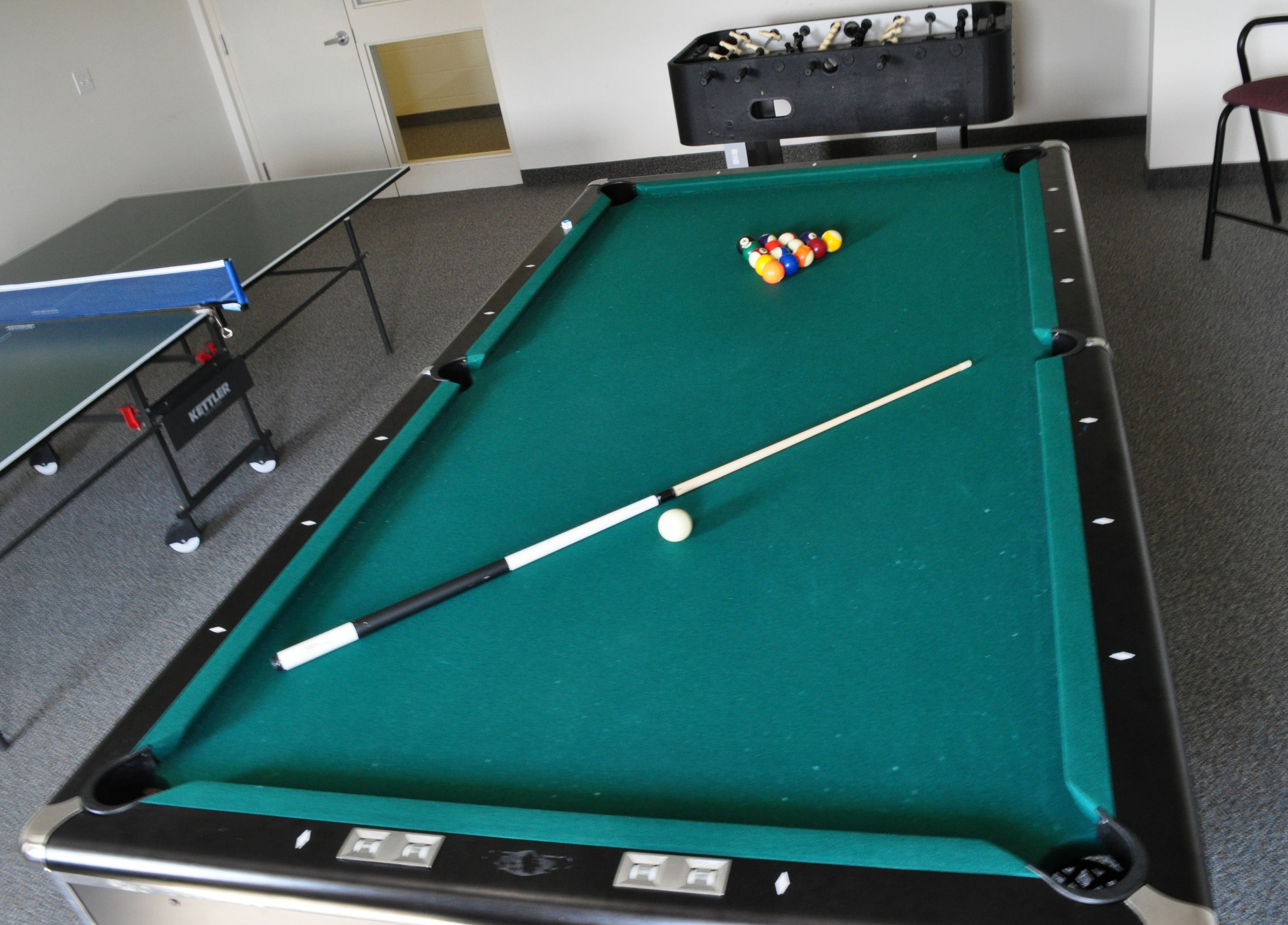 Pool table in the Games Room