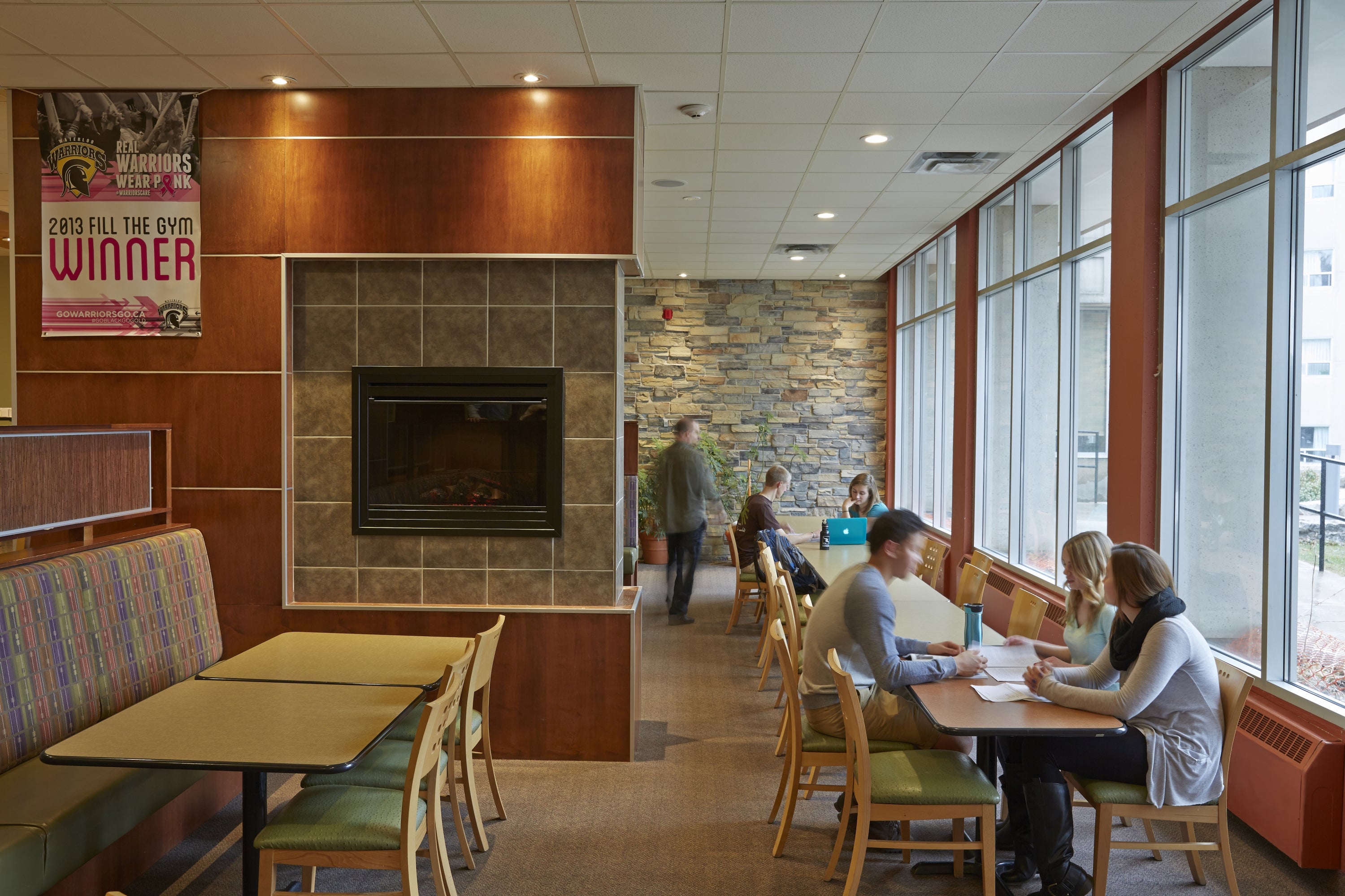 View of Watson's dining area