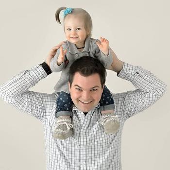 Jay Mielke and his one year old daughter