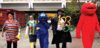 2019 march of the deans, dressed as Sesame Street characters