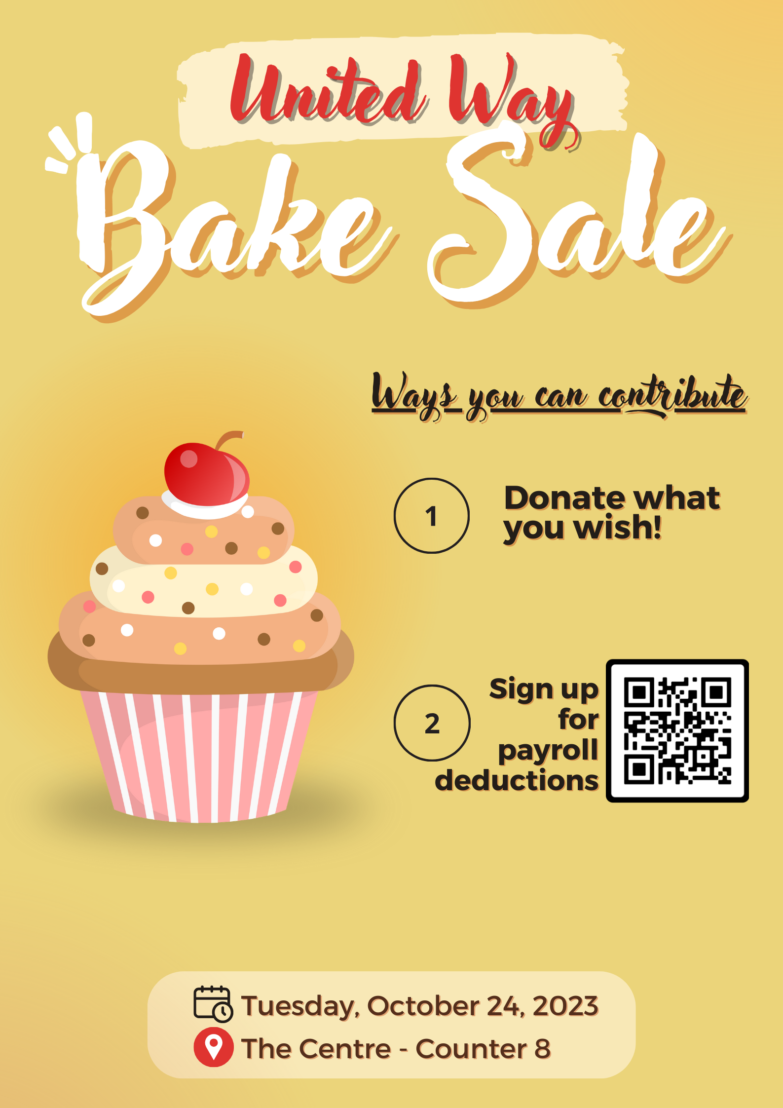 Registrar Bake Sale promo image 