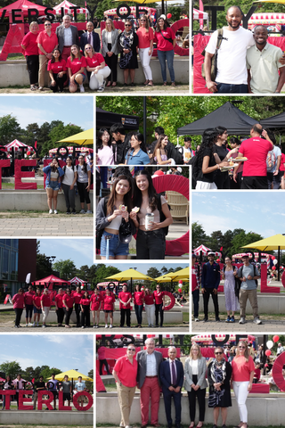 kickoff event collage