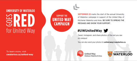 UWaterloo Goes Red for United Way