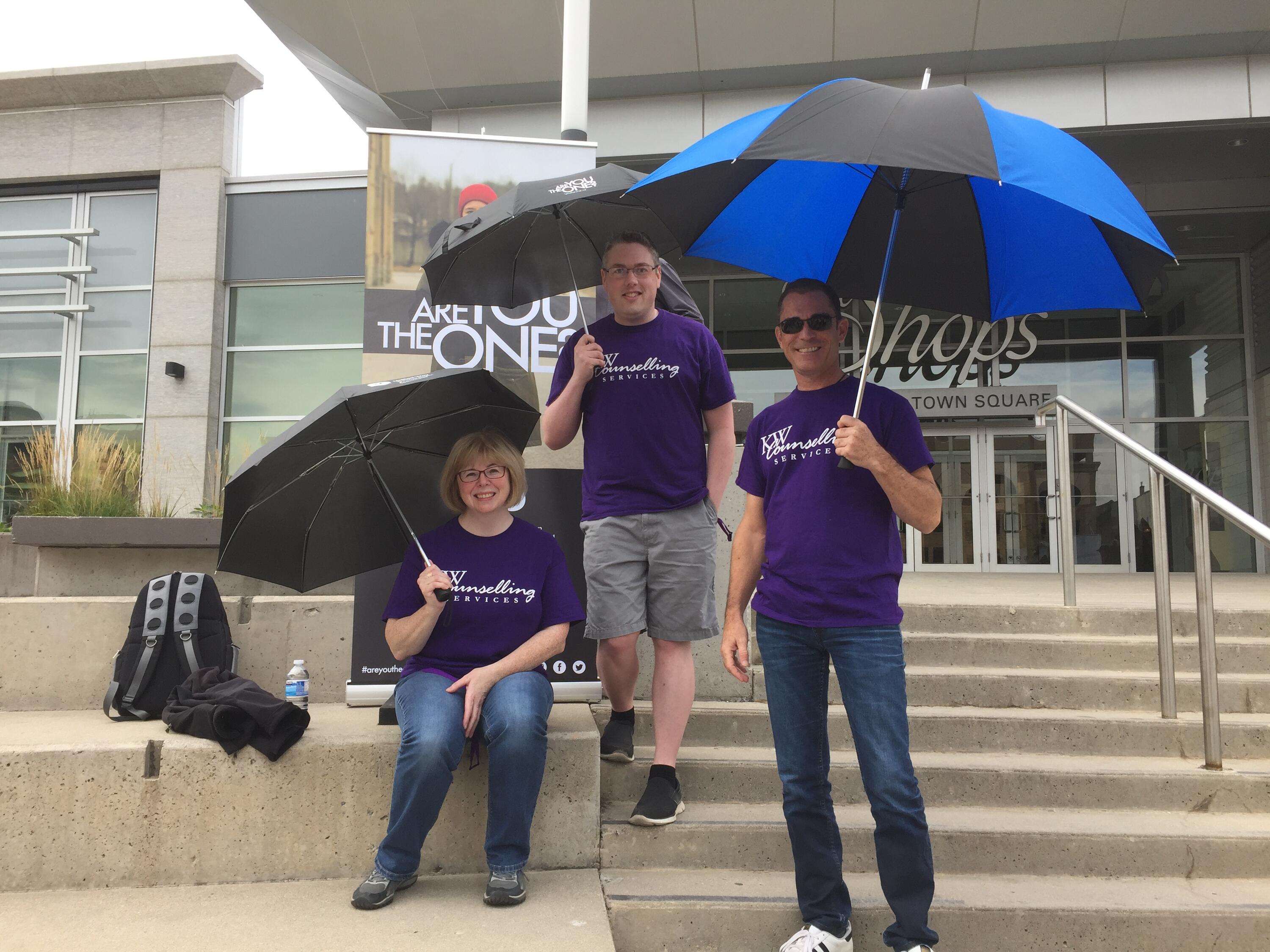 KW Counselling's United Way Umbrella March