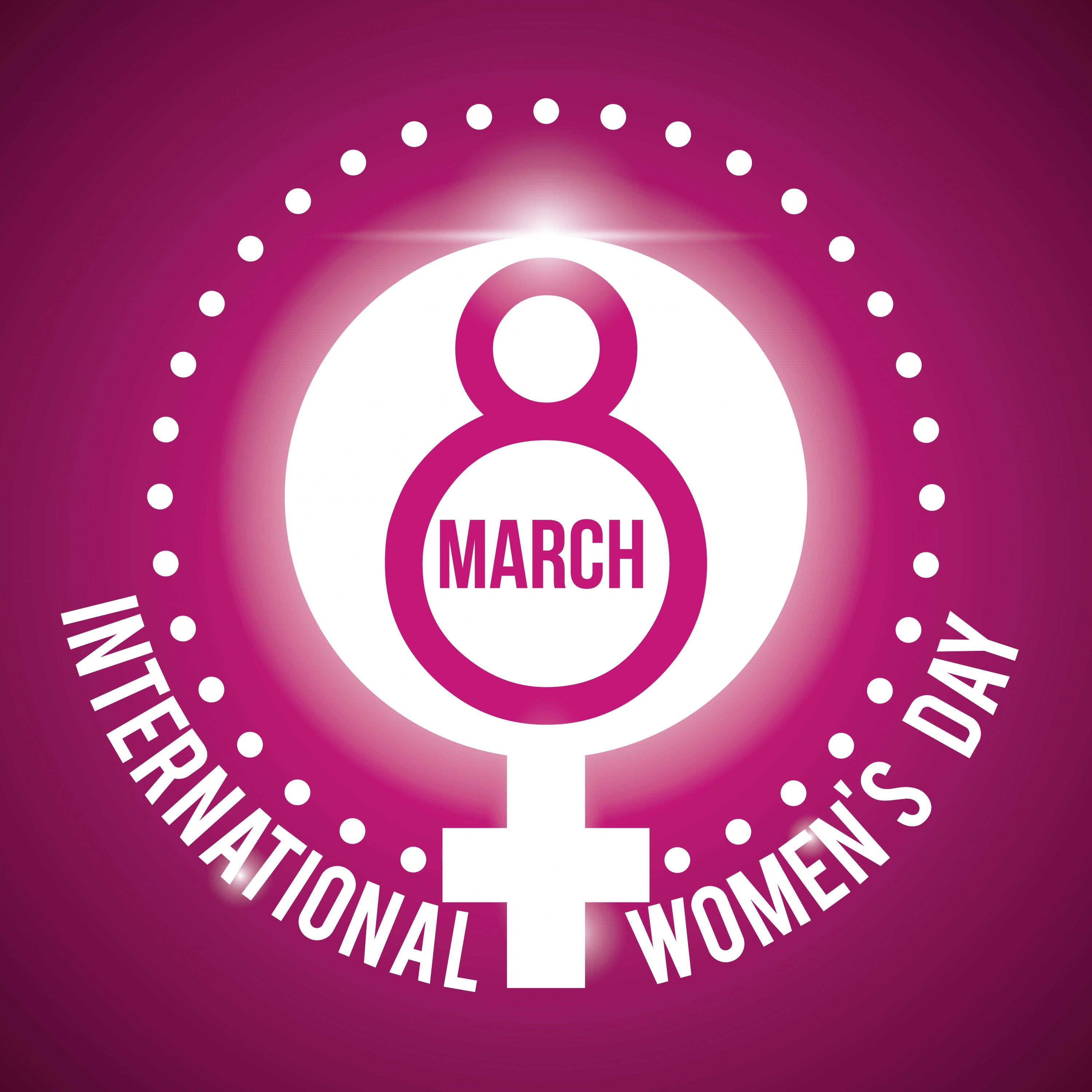 International women's day logo